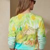 Suéteres de cuello redondo de algodón con estampado multicolor de Ralph Lauren para mujer Suéteres de cuello redondo de algodón con estampado multicolor de Ralph Lauren para mujer