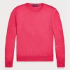 Suéteres de cuello redondo de algodón Ralph Lauren para hombre en color rosa Suéteres de cuello redondo de algodón Ralph Lauren para hombre en color rosa