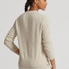 Suéteres de cuello redondo de cachemira Ralph Lauren beige para mujer Suéteres de cuello redondo de cachemira Ralph Lauren beige para mujer