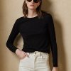 Suéteres de cuello redondo de cachemira Ralph Lauren negros para mujer Suéteres de cuello redondo de cachemira Ralph Lauren negros para mujer