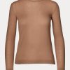 Suéteres de cuello redondo de cachemira Ralph Lauren para mujer en color marrón Suéteres de cuello redondo de cachemira Ralph Lauren para mujer en color marrón