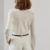 Suéteres de cuello redondo de lana merino Ralph Lauren para mujer en color crema Suéteres de cuello redondo de lana merino Ralph Lauren para mujer en color crema