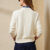 Suéteres de jersey con diseño de oso y pareo Ralph Lauren en color crema para mujer