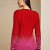 Suéteres de punto trenzado Ralph Lauren para mujer, color rojo, para el Año Nuevo Lunar Suéteres de punto trenzado Ralph Lauren para mujer, color rojo, para el Año Nuevo Lunar
