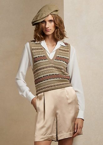 Suéteres Fair Isle con adornos multicolores de Ralph Lauren para mujer Suéteres Fair Isle con adornos multicolores de Ralph Lauren para mujer