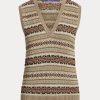 Suéteres Fair Isle con adornos multicolores de Ralph Lauren para mujer Suéteres Fair Isle con adornos multicolores de Ralph Lauren para mujer