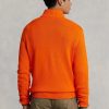 Suéteres Ralph Lauren de algodón con cremallera de un cuarto para hombre en color naranja Suéteres Ralph Lauren de algodón con cremallera de un cuarto para hombre en color naranja