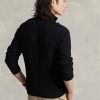 Suéteres Ralph Lauren negros de algodón con cremallera de un cuarto para hombre Suéteres Ralph Lauren negros de algodón con cremallera de un cuarto para hombre