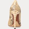 Tacones Ralph Lauren Celia Python para mujer en amarillo claro Tacones Ralph Lauren Celia Python para mujer en amarillo claro