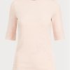 Tops de cuello barco de algodón Ralph Lauren para mujer en color rosa Tops de cuello barco de algodón Ralph Lauren para mujer en color rosa