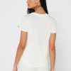 Tops gráficos de cuello redondo Ralph Lauren blancos para mujer Tops gráficos de cuello redondo Ralph Lauren blancos para mujer