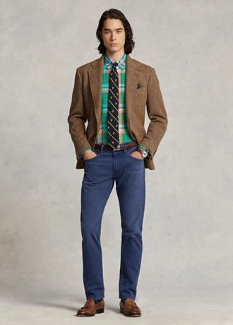 Vaqueros ajustados elásticos Ralph Lauren Sullivan azules para hombre