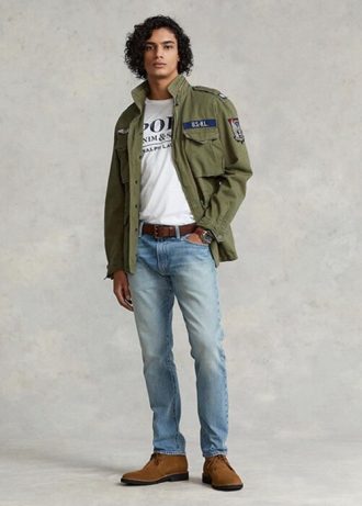 Vaqueros ajustados elásticos Ralph Lauren Sullivan azules para hombre