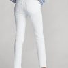 Vaqueros ajustados Ralph Lauren Tompkins blancos para mujer Vaqueros ajustados Ralph Lauren Tompkins blancos para mujer