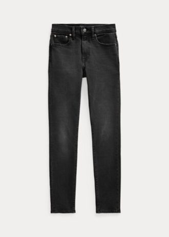 Vaqueros ajustados Ralph Lauren Tompkins negros para mujer