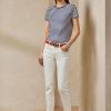 Vaqueros blancos Ralph Lauren 400 Matchstick para mujer Vaqueros blancos Ralph Lauren 400 Matchstick para mujer
