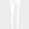 Vaqueros blancos Ralph Lauren 400 Matchstick para mujer Vaqueros blancos Ralph Lauren 400 Matchstick para mujer