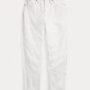 Vaqueros blancos Ralph Lauren Carrot para mujer Vaqueros blancos Ralph Lauren Carrot para mujer