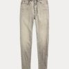 Vaqueros desgastados ajustados y elásticos Ralph Lauren para mujer en gris Vaqueros desgastados ajustados y elásticos Ralph Lauren para mujer en gris