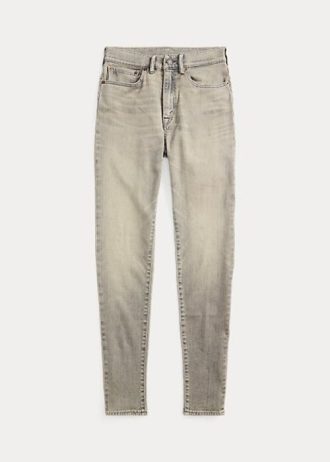 Vaqueros desgastados ajustados y elásticos Ralph Lauren para mujer en gris