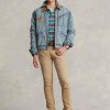 Vaqueros elásticos ajustados Ralph Lauren Sullivan para hombre en color caqui Vaqueros elásticos ajustados Ralph Lauren Sullivan para hombre en color caqui