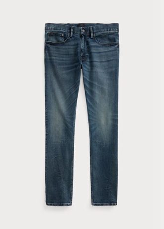 Vaqueros elásticos de alto rendimiento Ralph Lauren Sullivan para hombre en azul