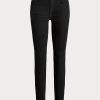 Vaqueros negros Ralph Lauren 400 Matchstick para mujer Vaqueros negros Ralph Lauren 400 Matchstick para mujer