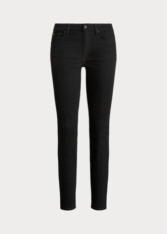 Vaqueros negros Ralph Lauren 400 Matchstick para mujer
