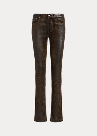 Vaqueros Ralph Lauren 160 Slim marrones para mujer