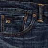 Vaqueros Ralph Lauren Bayview Selvedge de corte alto y corte slim para hombre en azul Vaqueros Ralph Lauren Bayview Selvedge de corte alto y corte slim para hombre en azul