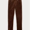 Vaqueros Ralph Lauren de terciopelo elástico de corte ajustado para hombre, color marrón
