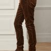 Vaqueros Ralph Lauren de terciopelo elástico de corte ajustado para hombre, color marrón