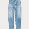 Vaqueros Ralph Lauren de tiro alto y corte cónico para mujer en azul Vaqueros Ralph Lauren de tiro alto y corte cónico para mujer en azul