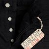 Vaqueros Ralph Lauren negros ajustados con orillo negro sobre negro para hombre Vaqueros Ralph Lauren negros ajustados con orillo negro sobre negro para hombre