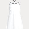 Vestido blanco Ralph Lauren con espalda nadadora para mujer Vestido blanco Ralph Lauren con espalda nadadora para mujer