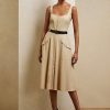 Vestido de día de gabardina de lana Semira de Ralph Lauren en beige para mujer Vestido de día de gabardina de lana Semira de Ralph Lauren en beige para mujer