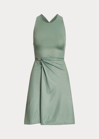 Vestido de día sin mangas de jersey Ralph Lauren Haddington verde para mujer Vestido de día sin mangas de jersey Ralph Lauren Haddington verde para mujer