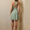 Vestido de día sin mangas de jersey Ralph Lauren Haddington verde para mujer Vestido de día sin mangas de jersey Ralph Lauren Haddington verde para mujer