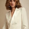 Vestido de esmoquin de seda Kristian de Ralph Lauren para mujer en color crema Vestido de esmoquin de seda Kristian de Ralph Lauren para mujer en color crema