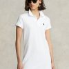 Vestido de malla de algodón Ralph Lauren para mujer, color blanco Vestido de malla de algodón Ralph Lauren para mujer, color blanco