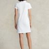 Vestido de malla de algodón Ralph Lauren para mujer, color blanco Vestido de malla de algodón Ralph Lauren para mujer, color blanco