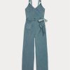 Vestido mono de jersey teñido en prenda azul Ralph Lauren para mujer Vestido mono de jersey teñido en prenda azul Ralph Lauren para mujer