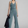Vestido mono de jersey teñido en prenda azul Ralph Lauren para mujer Vestido mono de jersey teñido en prenda azul Ralph Lauren para mujer