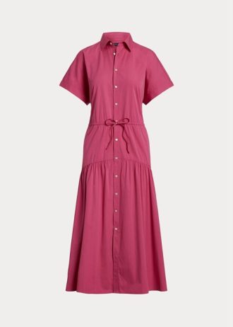 Vestido Ralph Lauren rosa con cordón para mujer Vestido Ralph Lauren rosa con cordón para mujer