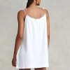Vestido Ralph Lauren Terry con hombros descubiertos para mujer, color blanco Vestido Ralph Lauren Terry con hombros descubiertos para mujer, color blanco