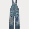 Vestido tipo peto vaquero reparado Ralph Lauren para mujer
