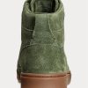 Zapatillas altas de ante Ralph Lauren Court para hombre en color verde Zapatillas altas de ante Ralph Lauren Court para hombre en color verde