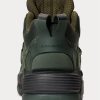 Zapatillas altas de ante Ralph Lauren PS100 para hombre, color verde Zapatillas altas de ante Ralph Lauren PS100 para hombre, color verde