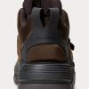 Zapatillas altas de ante Ralph Lauren PS100 para hombre en color chocolate Zapatillas altas de ante Ralph Lauren PS100 para hombre en color chocolate