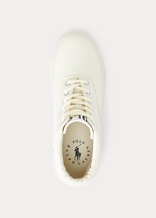 Zapatillas altas Ralph Lauren Bryn para mujer en color crema Zapatillas altas Ralph Lauren Bryn para mujer en color crema